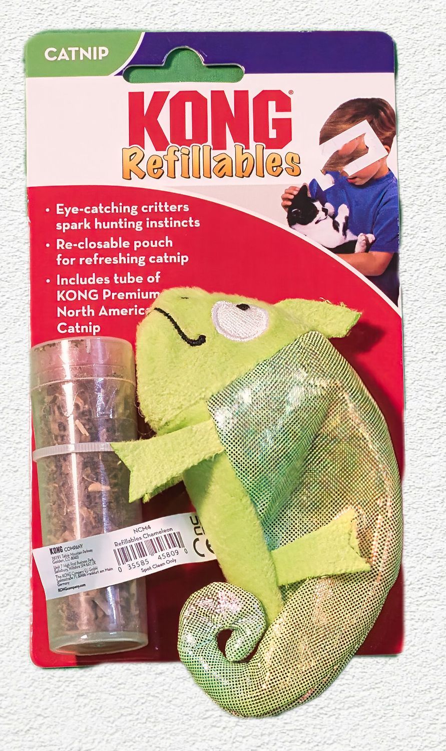 KONG Refillables Chameleon Cat Toy
