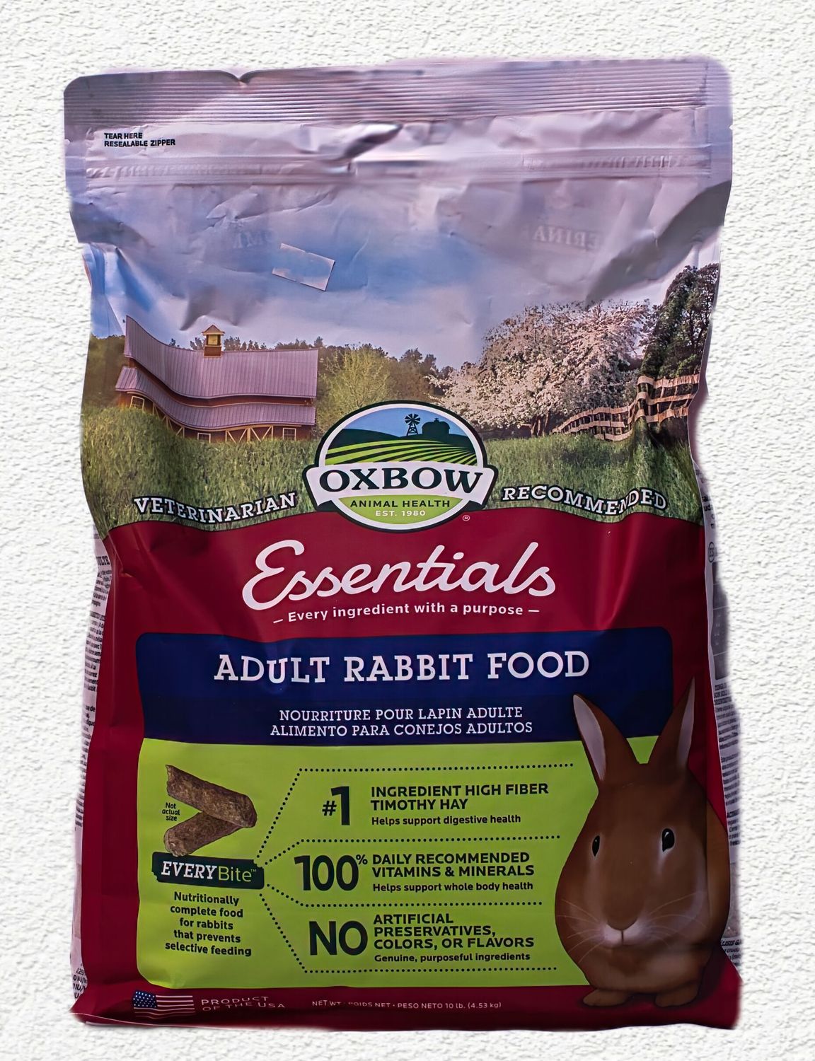 Oxbow Essentials Adult Rabbit Food (10 lbs)