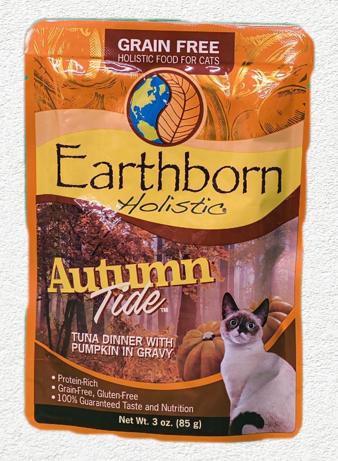 Earthborn Holistic Autumn Tide Tuna Dinner with Pumpkin in Gravy (3 oz pouch)