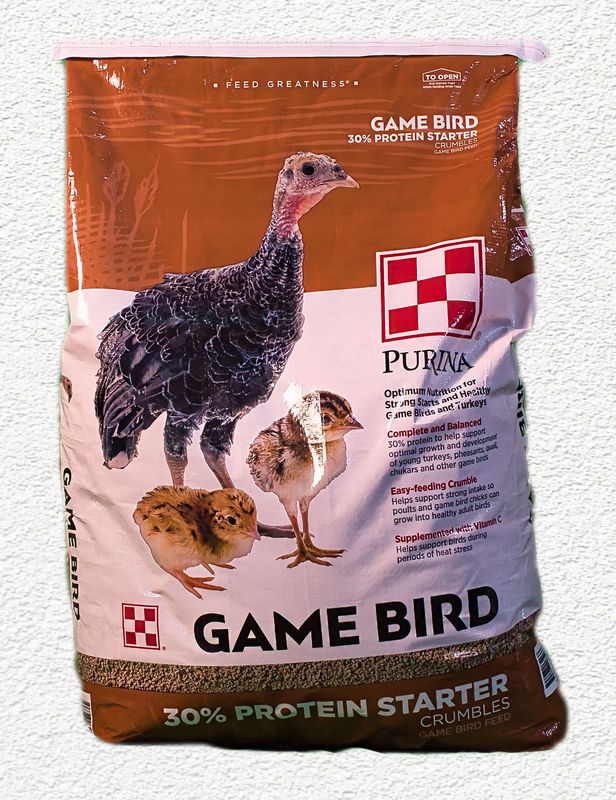 Purina Game Bird & Turkey 30% Protein Starter, 40lb