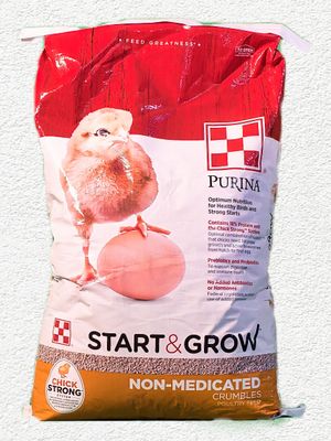 Purina Chicken Feed Starter Grower Non Medicated 25 lb