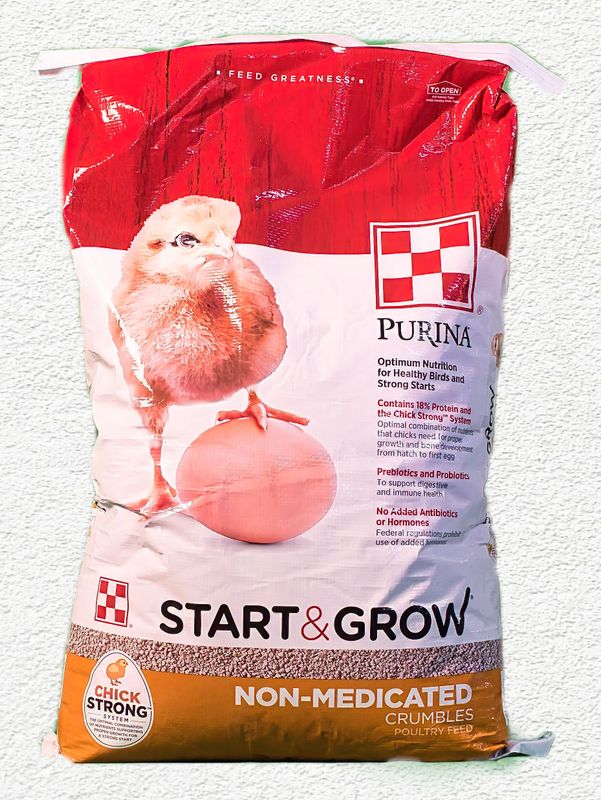 Purina Start & Grow Non-Medicated Crumbles 25 lb
