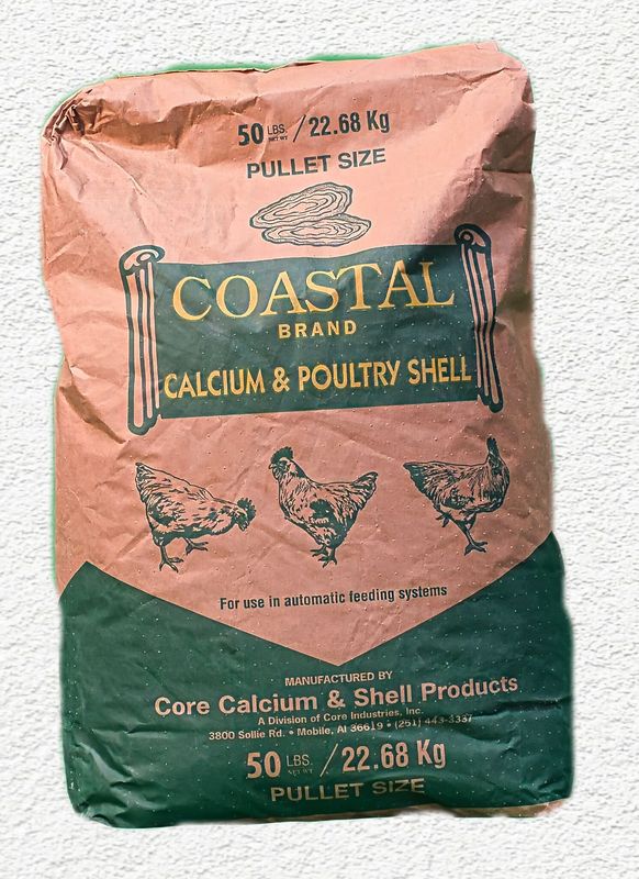 Coastal Poultry Oyster Shell Grit, 50 lb