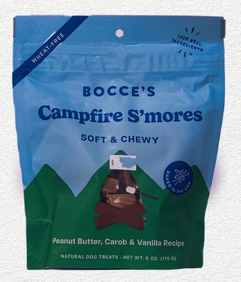 Bocce's Bakery Campfire S'mores Soft & Chewy Dog Treats - 6 oz