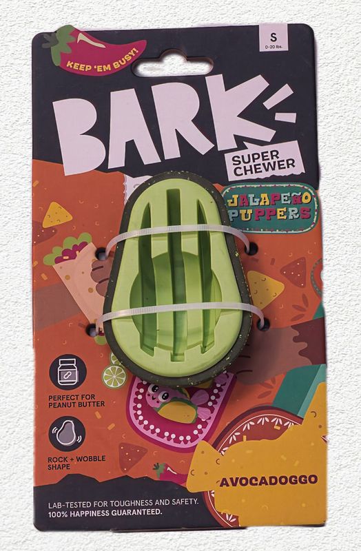 BARK Avocadoggo Super Chewer Dog Toy