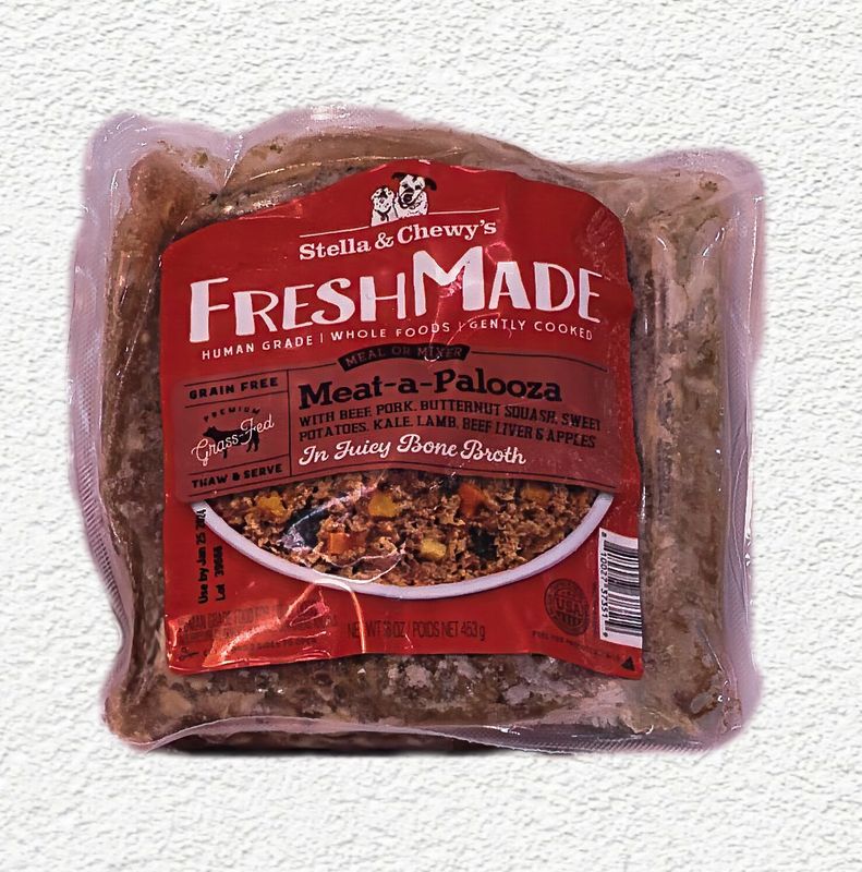 Stella & Chewy's FreshMade Meat-a-Palooza Gently Cooked Dog Food – 16 oz