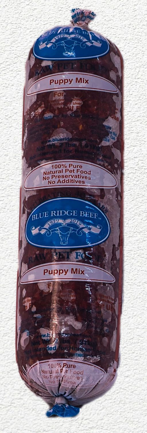 Blue Ridge Beef BRB Puppy Mix – 2 lb