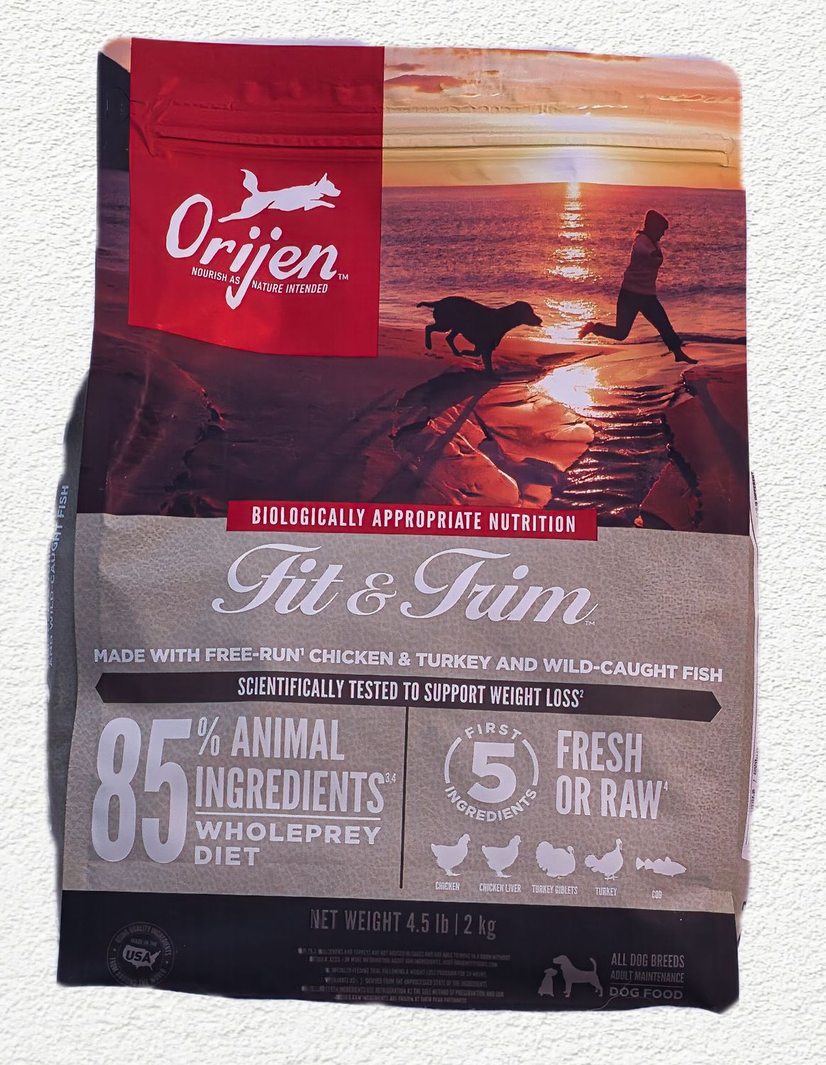 ORIJEN Fit & Trim Grain-Free Dry Dog Food, 4.5-lb Bag ORIJEN Fit & Trim Grain-Free Dry Dog Food, 4.5-lb Bag