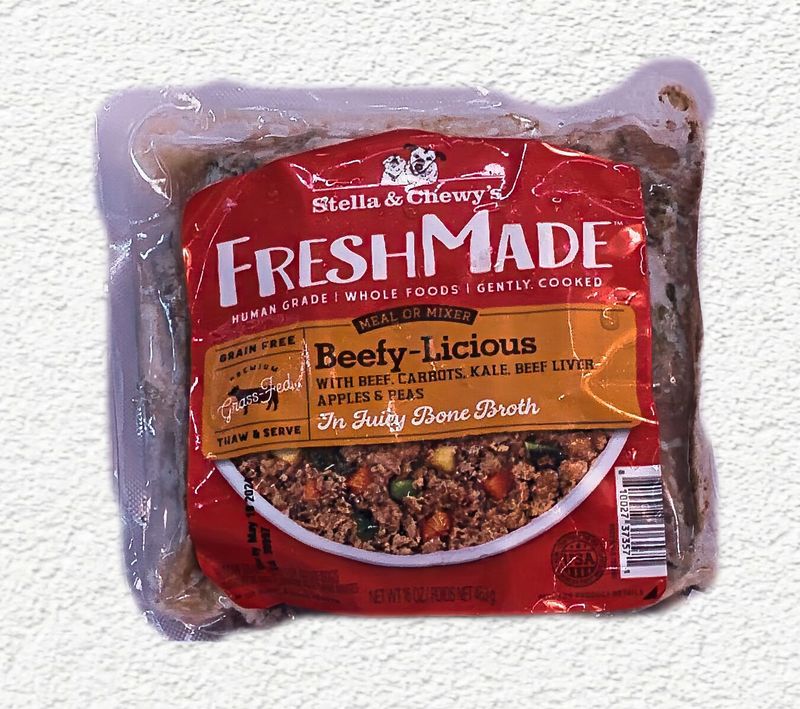 Stella & Chewy's FreshMade Beefy-Licious Gently Cooked Dog Food – 16 oz