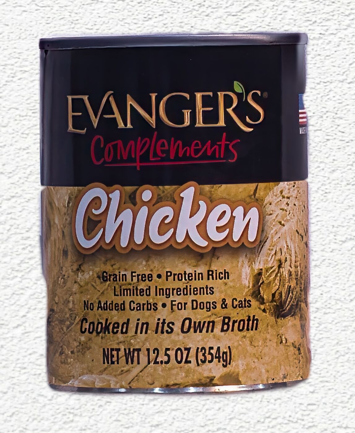 Evanger's Grain-Free Chicken Wet Dog & Cat Food – 12.8 oz Can