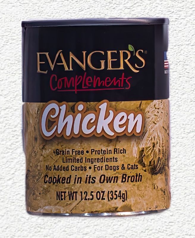 Evanger's Grain-Free Chicken Wet Dog & Cat Food – 12.8 oz Can