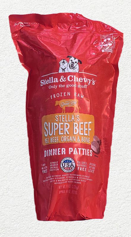 Stella & Chewy's Stella's Super Beef Dinner Patties – 6 lb Bag
