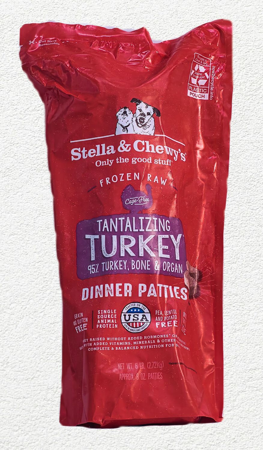 Stella & Chewy's Tantalizing Turkey Dinner Patties – 6 lb Bag