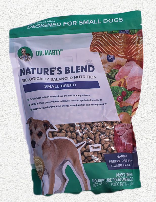 Dr. Marty Nature's Blend Small Breed Freeze-Dried Raw Dog Food – 16 oz Bag