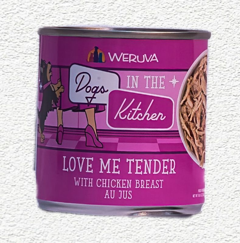 Weruva Dogs in the Kitchen Love Me Tender with Chicken Breast Au Jus Wet Dog Food – 10 oz