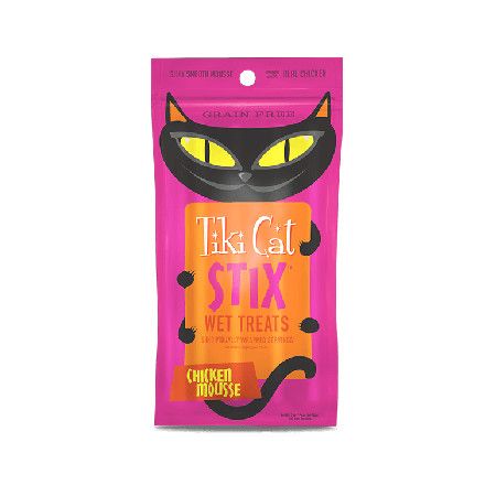 Tiki Cat Stix Chicken Mousse 6 Pack Cat Treat 3 oz
