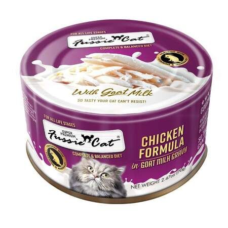 Fussie Cat Can Premium Chicken Goat Milk 2.47oz