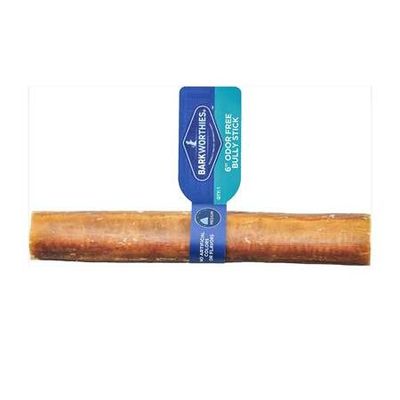Barkworthies Bully Stick Odor Free 6"