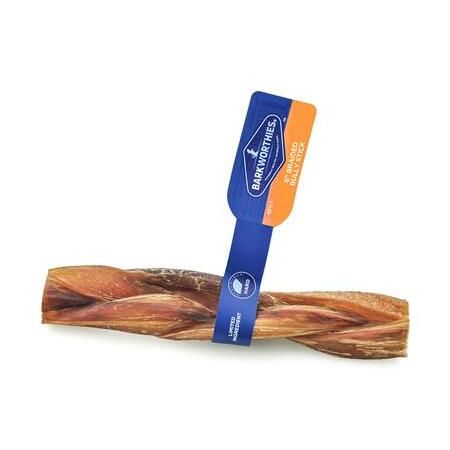 Barkworthies Bully Stick Braided 6"