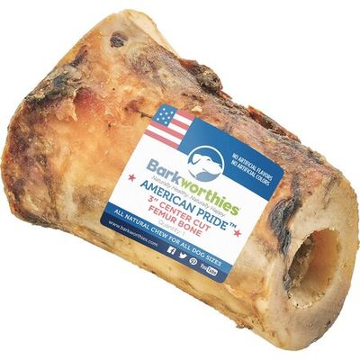 Barkworthies Beef Femur Bone Center Cut 3"