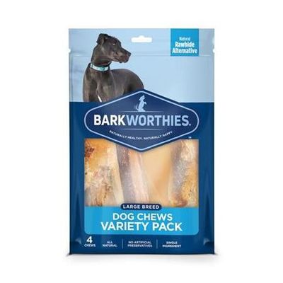 Barkworthies Large Breed Variety Pack – 4 Count