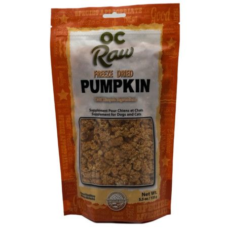 Oc Raw Freeze Dried Treats Pumpkin Rox 5.5 Oz