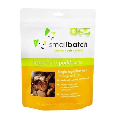 Small Batch Treats Freeze Dried Hearts Pork 3.5oz