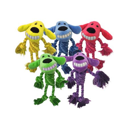 Multipet Dog Toy Loofa Rope Body 11"