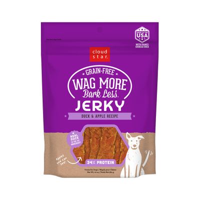 WAG MORE BARK LESS JERKY DUCK APPLE