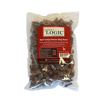 Nature’s Logic Beef Lung Treats – 1 lb Bag