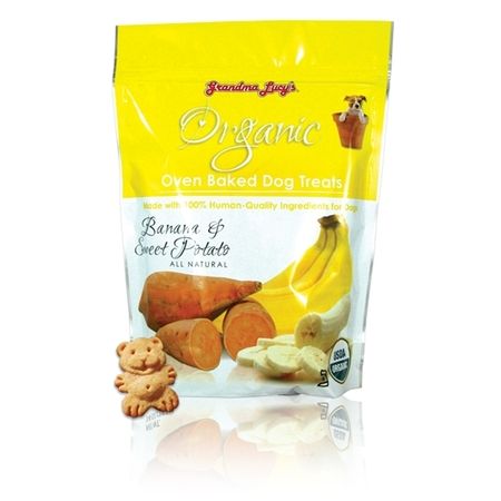 Grandma Lucy’s Organic Oven Baked Banana & Sweet Potato Dog Treats – 14 oz Bag