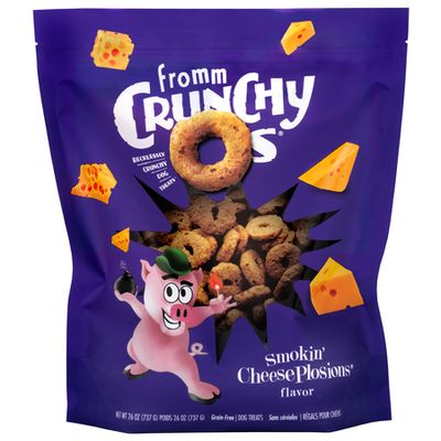 FROMM DOG TREAT CRUNCHY O SMOKIN CHEESEPLOSION 26OZ