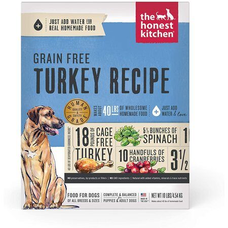 HONEST KITCHEN DOG GRAIN FREE TURKEY EMBARK 10 - LB