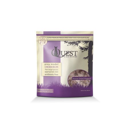 Steves Quest Freeze‑Dried Raw Cat Food Chicken Recipe – 10 oz