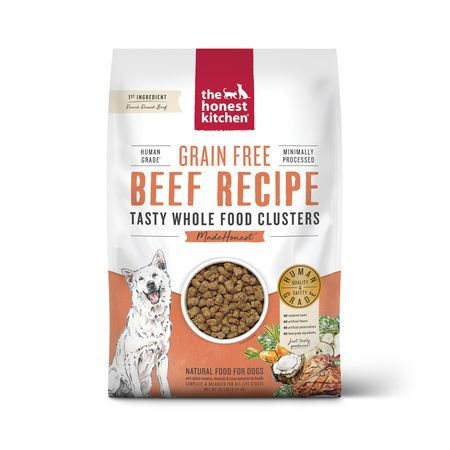 HONEST KITCHEN WHOLE FOOD CLUSTERS GRAIN FREE BEEF 20 - LB