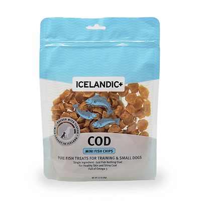 Icelandic+ Cod Fish Chips Small Dogs 2.5oz bag