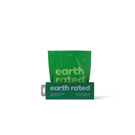 Earth Rated Lavender‑Scented Dog Waste Bags – 300‑Count Single Roll