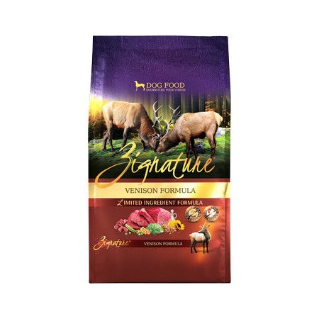 Zignature Limited Ingredient Venison Formula Grain‑Free Dry Dog Food – 25 lb Bag