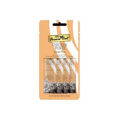 Fussie Cat Chicken Purée – 4 × 0.5 oz Tubes