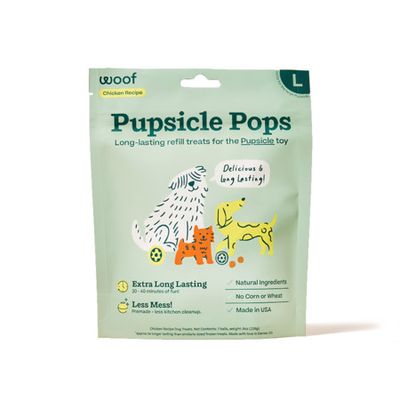 Woof Dog Treat Chicken Refill Pops Small 6 oz