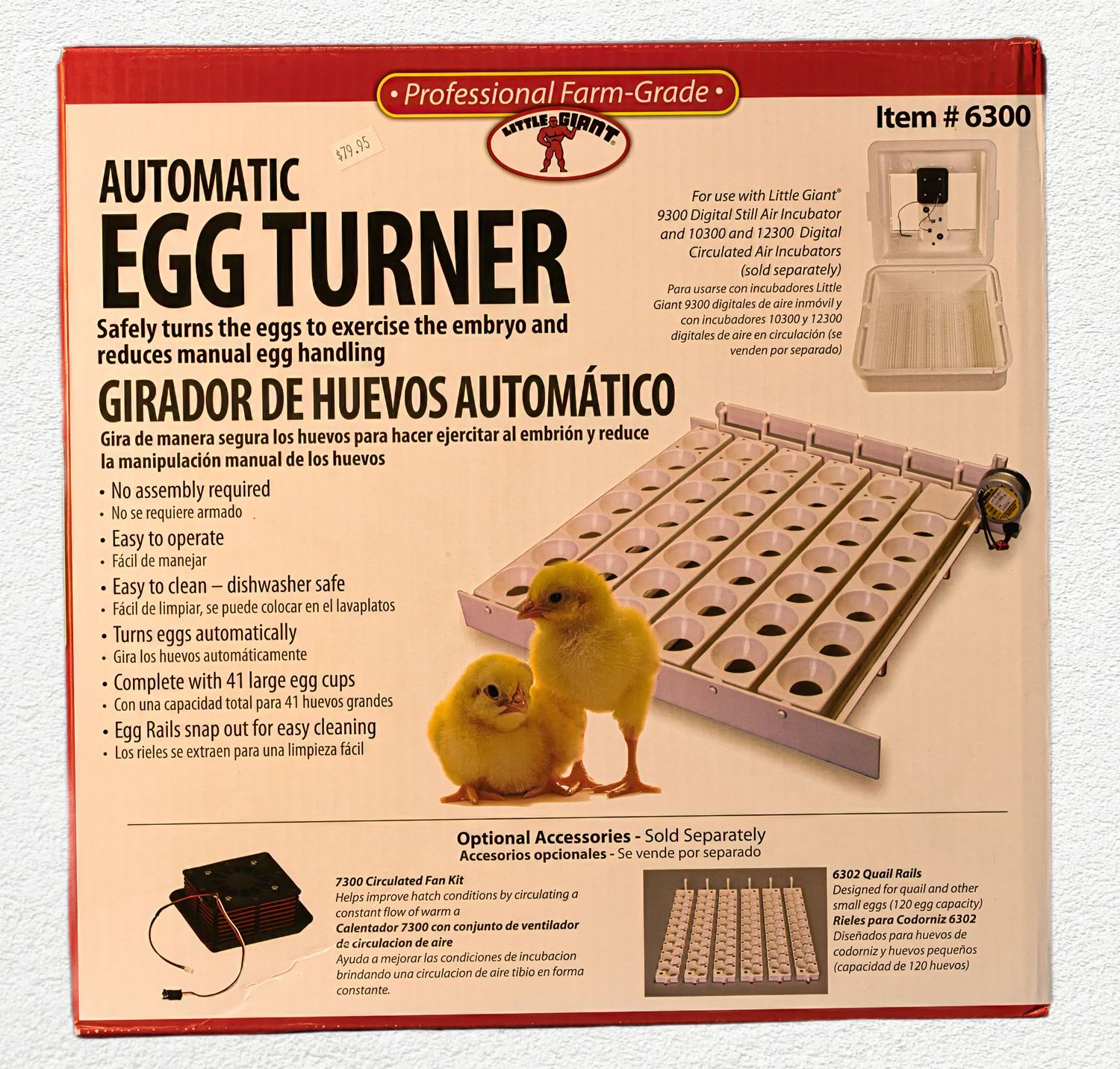 Little Giant Automatic Egg Turner, 41 Egg Capacity