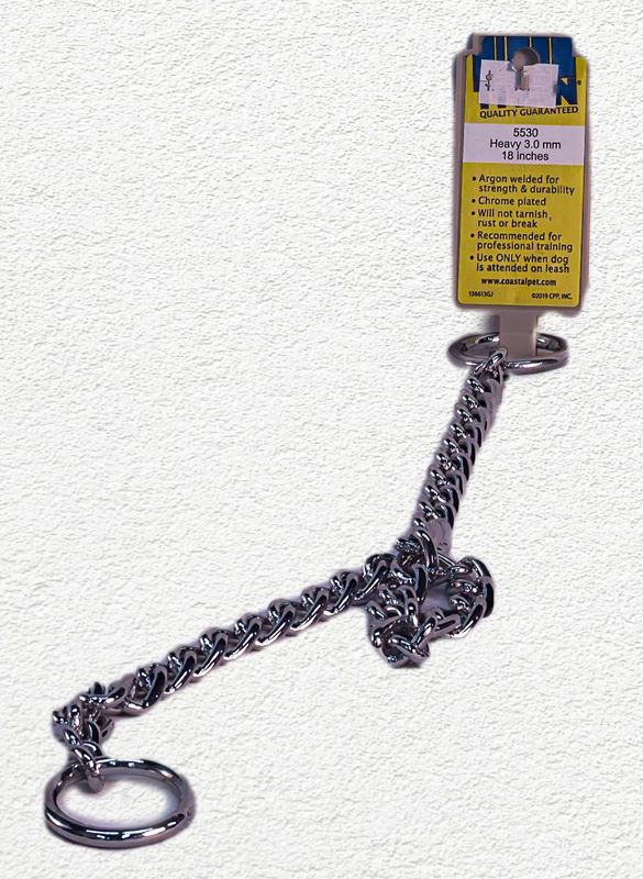 TITAN CHOKE COLLAR 3.0MM HEAVY 18
