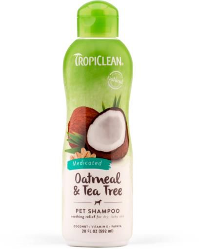 TROPICLEAN OATMEAL SHAMPOO 20oz