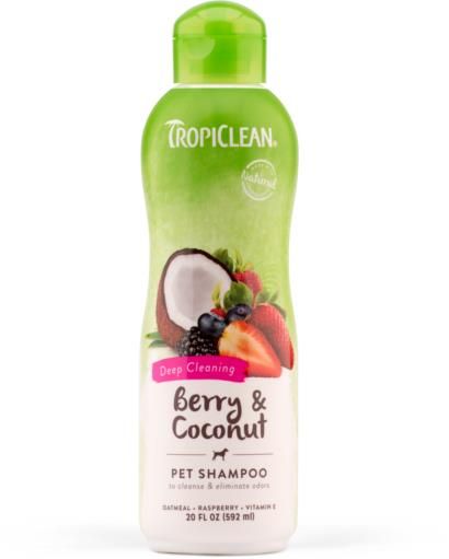 TROPICLEAN BERRY CLEAN SHAMPOO 20oz