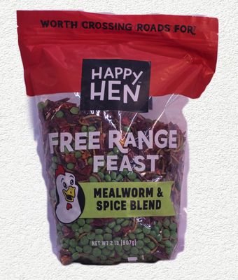 Happy Hen Free Range Feast Mealworm & Spice 2 lb