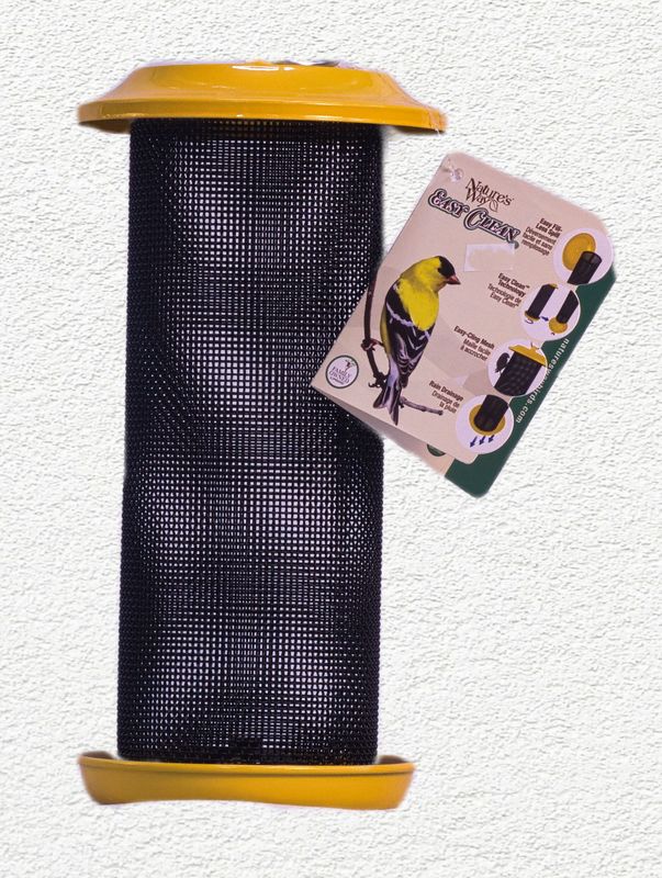 SUNGLOW METAL MESH THISTLE BIRD FEEDER