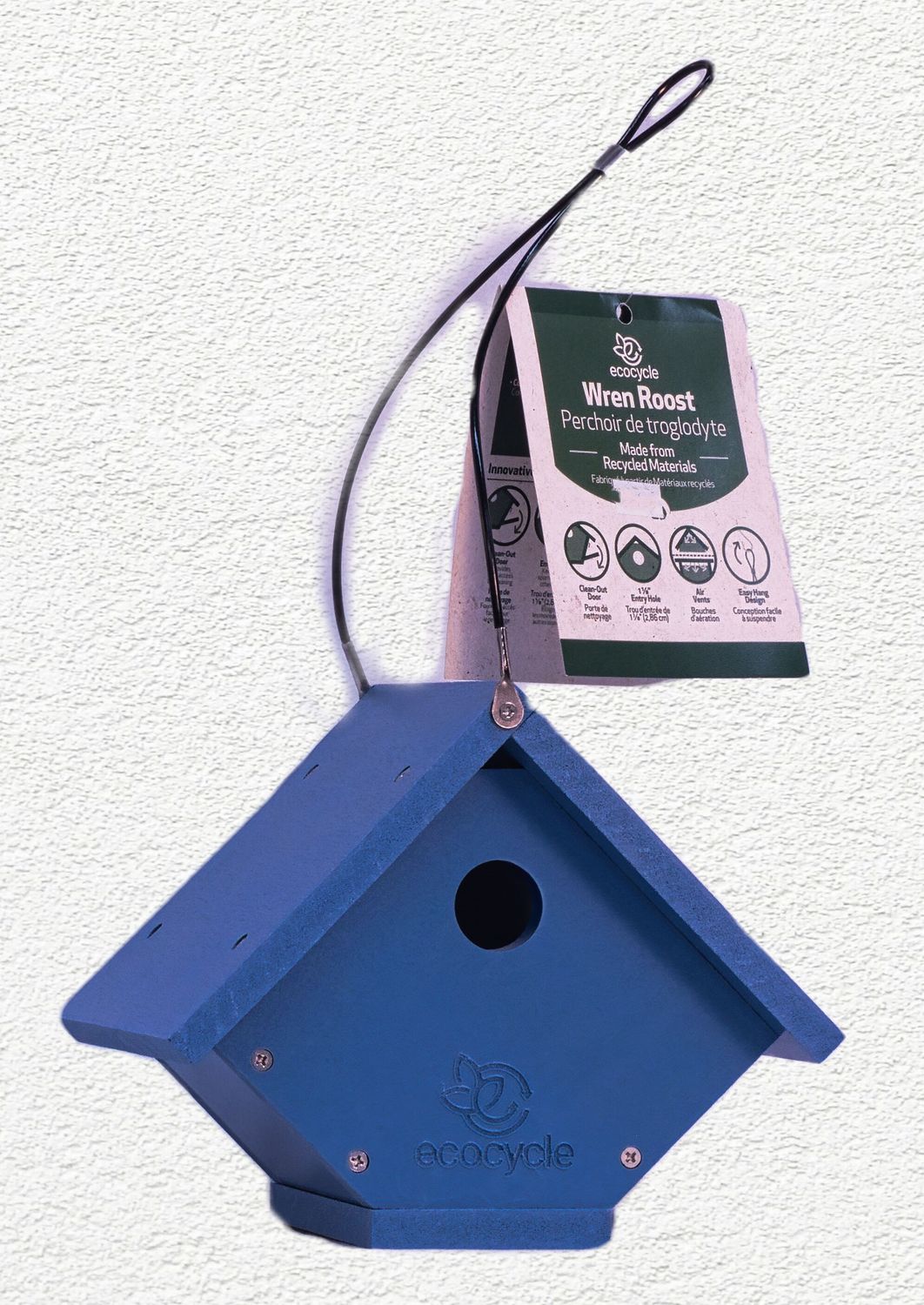 ECOCYCLE WREN ROOST BIRD HOUSE