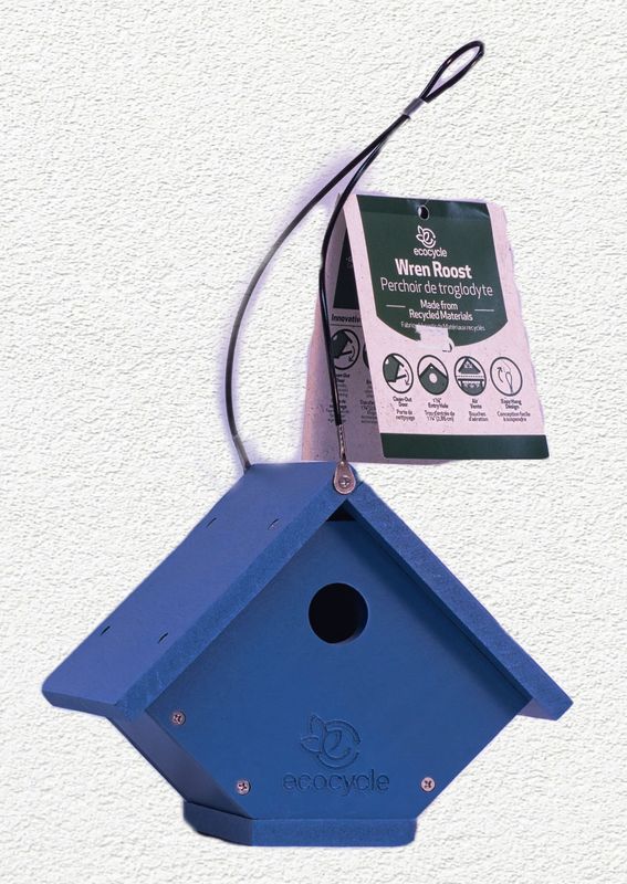 ECOCYCLE WREN ROOST BIRD HOUSE