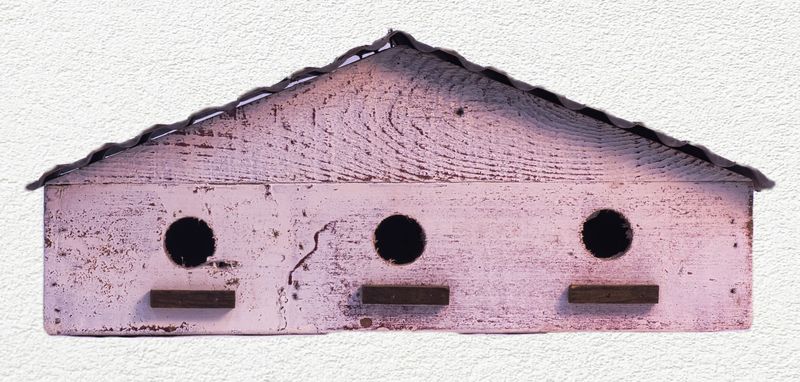 Large Rustic Reclaimed Wood 3 Room Birdhouse Inn (SM45)