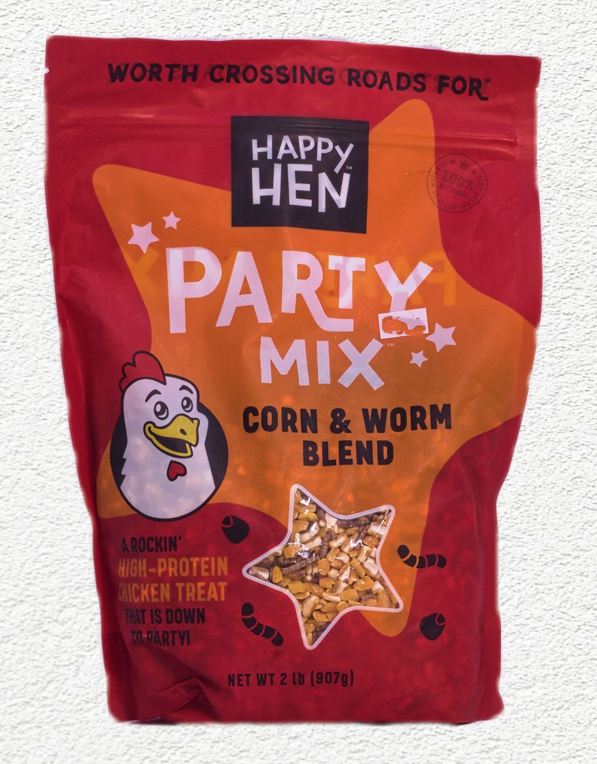 HAPPY HEN PARTY MIX MEALWORM & CORN 2lb